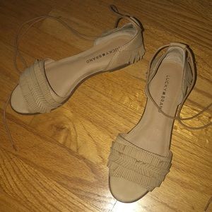 Lucky Brand Wrap Tie Sandals